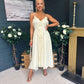 Paula Frill Detail Occasion Dress Yellow