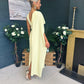 Hudson Cape Detail Occasion Dress Yellow