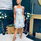 Hayley Embellished Occasion Mini Dress Green