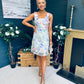 Hayley Embellished Occasion Mini Dress Green