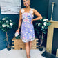 Hayley Embellished Occasion Mini Dress Lilac