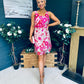 Hayley Embellished Occasion Mini Dress Pink