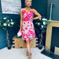 Hayley Embellished Occasion Mini Dress Pink