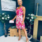 Hayley Embellished Occasion Mini Dress Pink