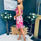 Hayley Embellished Occasion Mini Dress Pink