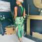 Michelle Banded Midi Dress Green