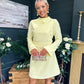 Harlow Detailed Mini Dress Yellow