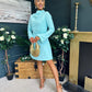 Harlow Detailed Mini Dress Pastel