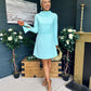 Harlow Detailed Mini Dress Pastel