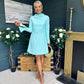 Harlow Detailed Mini Dress Pastel