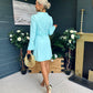 Harlow Detailed Mini Dress Pastel