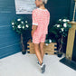 June Top And Short Set Pink & Orange