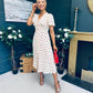Liz Short Sleeve Shirt Dress Cream