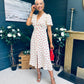 Liz Short Sleeve Shirt Dress Cream
