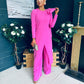 Penny Top And Trouser Set Magenta