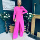 Penny Top And Trouser Set Magenta