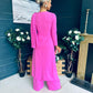 Penny Top And Trouser Set Magenta