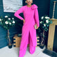 Penny Top And Trouser Set Magenta