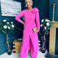 Penny Top And Trouser Set Magenta