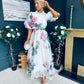 Jude Button Down Occasion Dress White