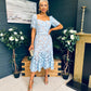 Sammy Lace Occasion Midi Dress Pwr Blue