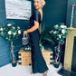 Audrey Embellished Occasion Dress Black