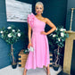 Erin Pearl Detailed Occasion Dress Pink