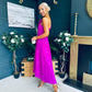 Erin Pearl Detailed Occasion Dress Orchid
