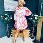 Ciara Detailed Mini Dress Floral White