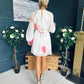 Ciara Detailed Mini Dress Floral Yellow