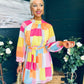 Ciara Detailed Mini Dress Multi