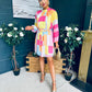Ciara Detailed Mini Dress Multi