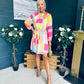Ciara Detailed Mini Dress Multi