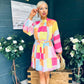 Ciara Detailed Mini Dress Multi