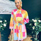 Ciara Detailed Mini Dress Multi