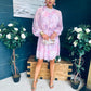 Ciara Detailed Mini Dress Floral Blush
