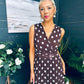 Michelle Banded Midi Dress Polka Coco