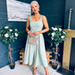 Erica Square Neck Midi Dress Sage