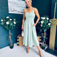 Erica Square Neck Midi Dress Sage