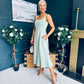 Erica Square Neck Midi Dress Sage