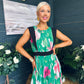 Addison Detailed Midi Dress Green