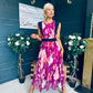 Addison Detailed Midi Dress Cherry