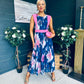 Addison Detailed Midi Dress Navy