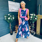 Addison Detailed Midi Dress Navy