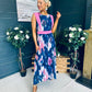 Addison Detailed Midi Dress Navy