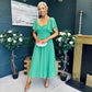 Orla Detailed Midi Dress Green