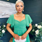 Orla Detailed Midi Dress Green