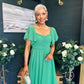 Orla Detailed Midi Dress Green