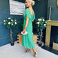 Orla Detailed Midi Dress Green