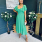 Orla Detailed Midi Dress Green